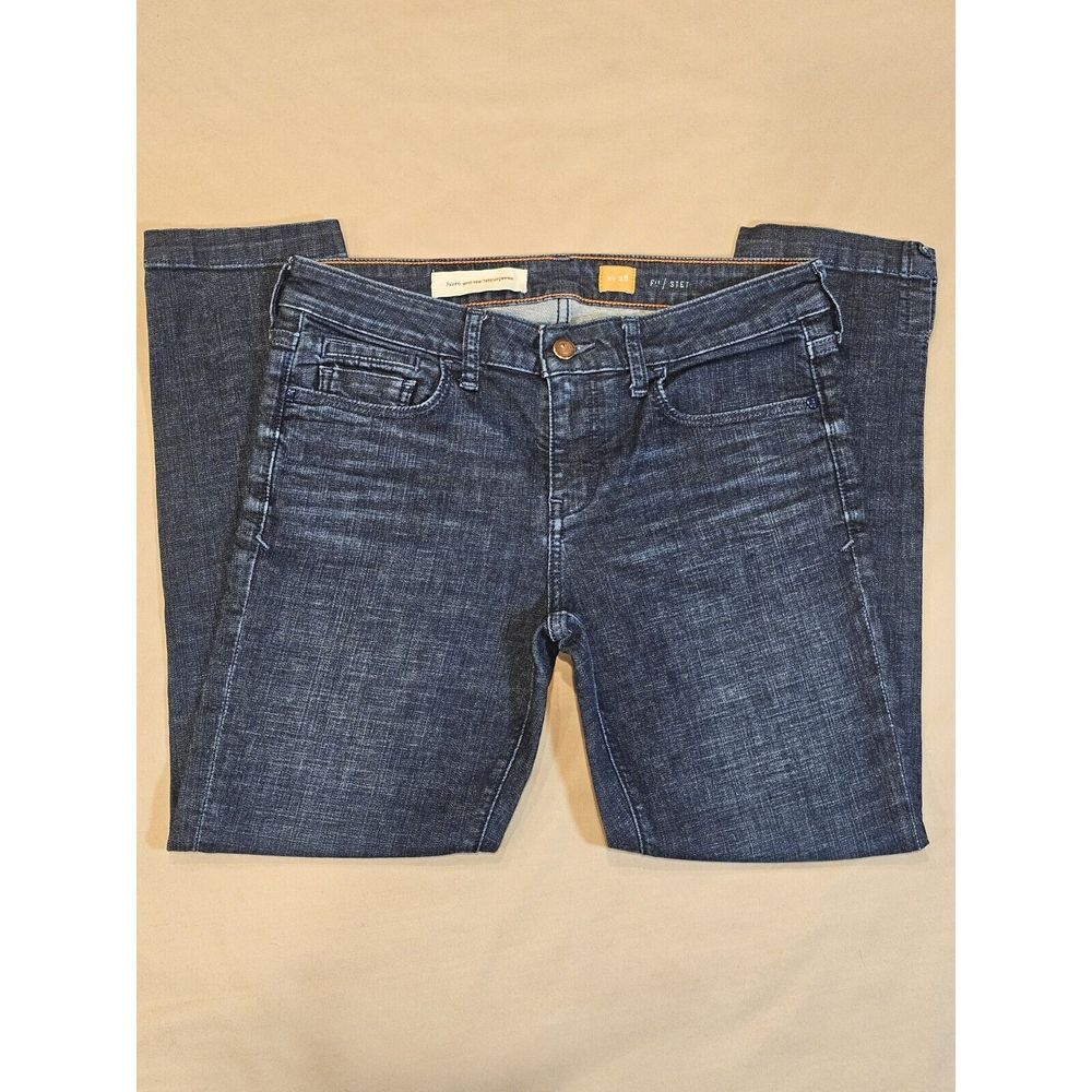 Pilcro and the Letterpress Blue Ankle Jeans